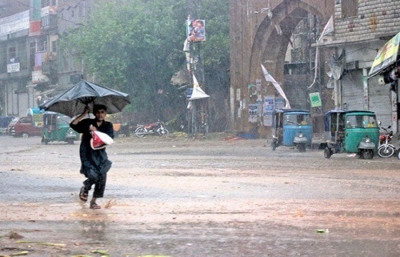 مون سون بارشوں کاسلسلہ 15 اگست تک جاری رہے گا:محکمہ موسمیات